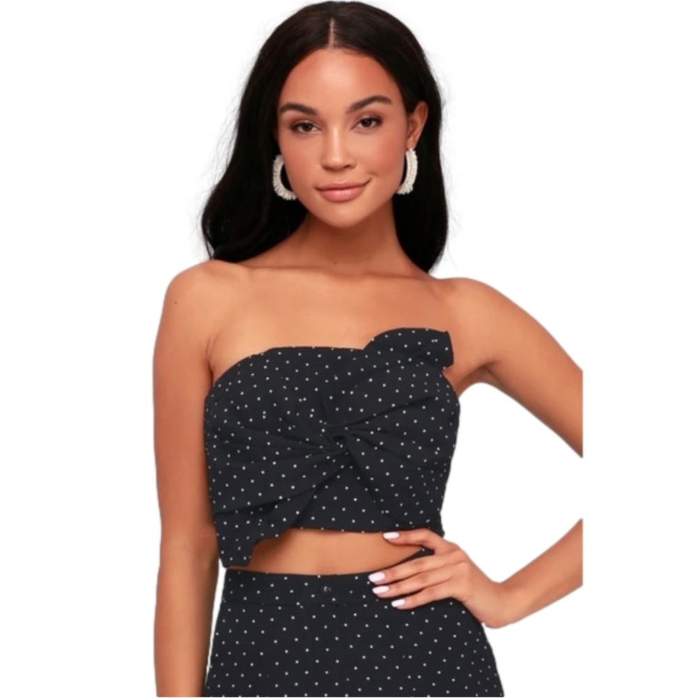 Lulus Strapless Crop Top - S